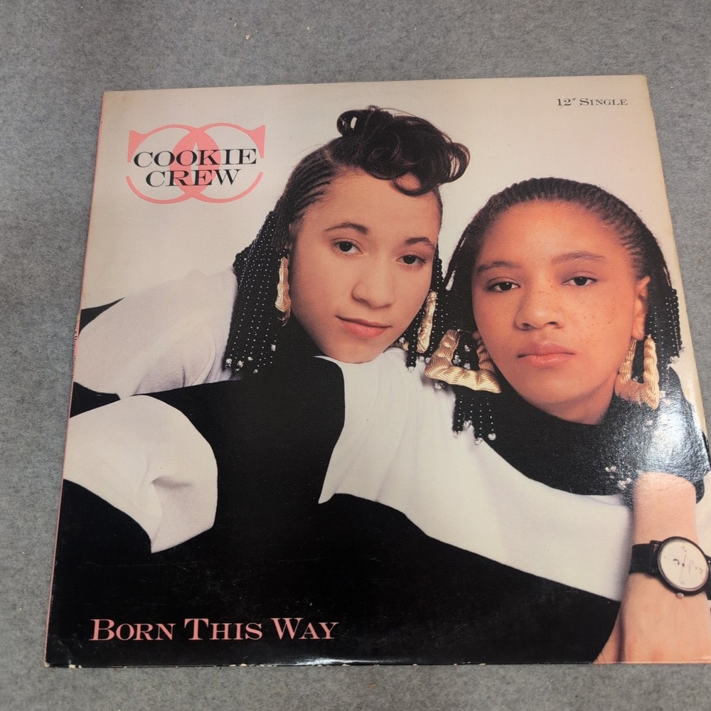 The Cookie Crew Born This‎ Way 12" Vinyl Single 1989 Promo Prince Paul Remix VG